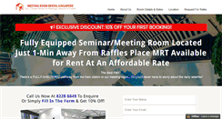 Desktop Screenshot of meetingroomrentalsingapore.com